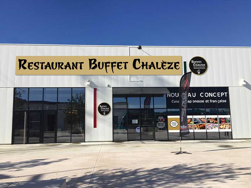 La façade du restaurant Buffet Chalèze à Chalezeule Besançon